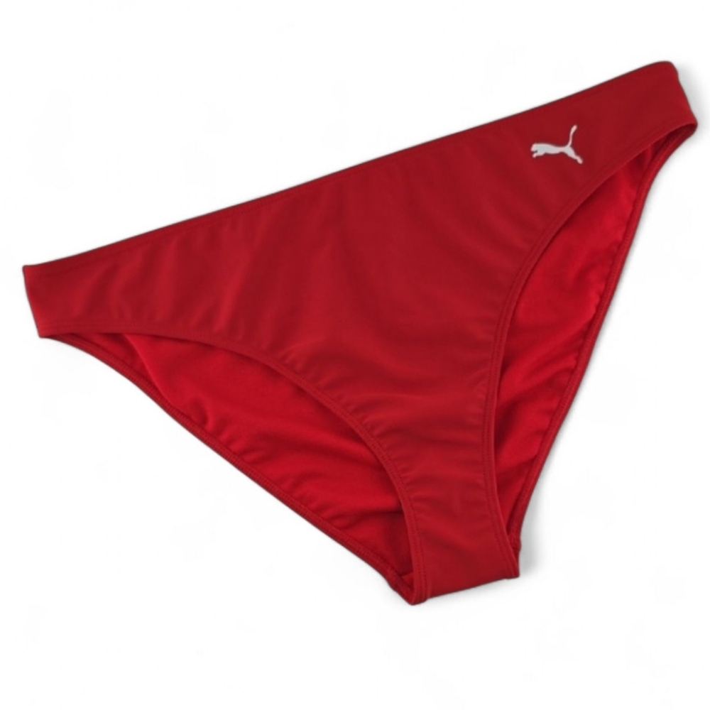 NWT PUMA Women's Red Bikini Bottom Size L